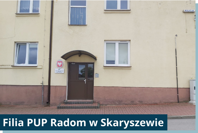 Budynek, w którym mieści się Filia urzędu