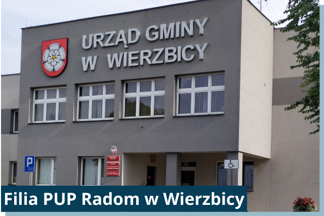 Budynek, w którym mieści się filia urzędu